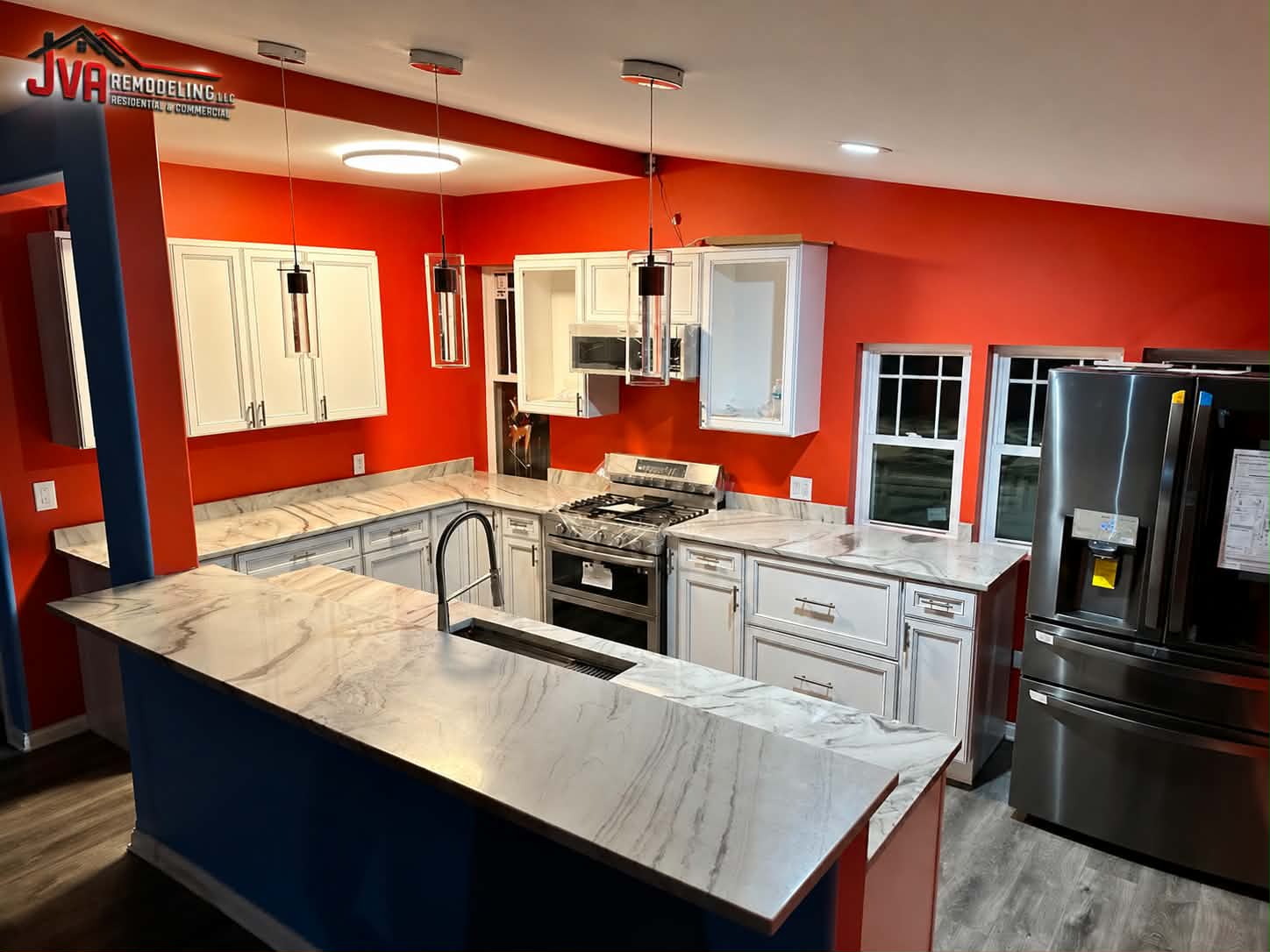 Quartz countertops installation
